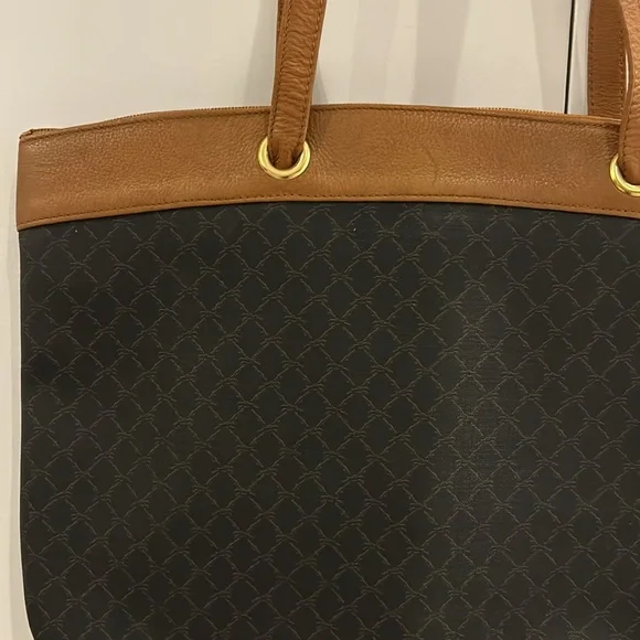 Longchamp Black and Brown Tote Bag - Picture 6 of 15